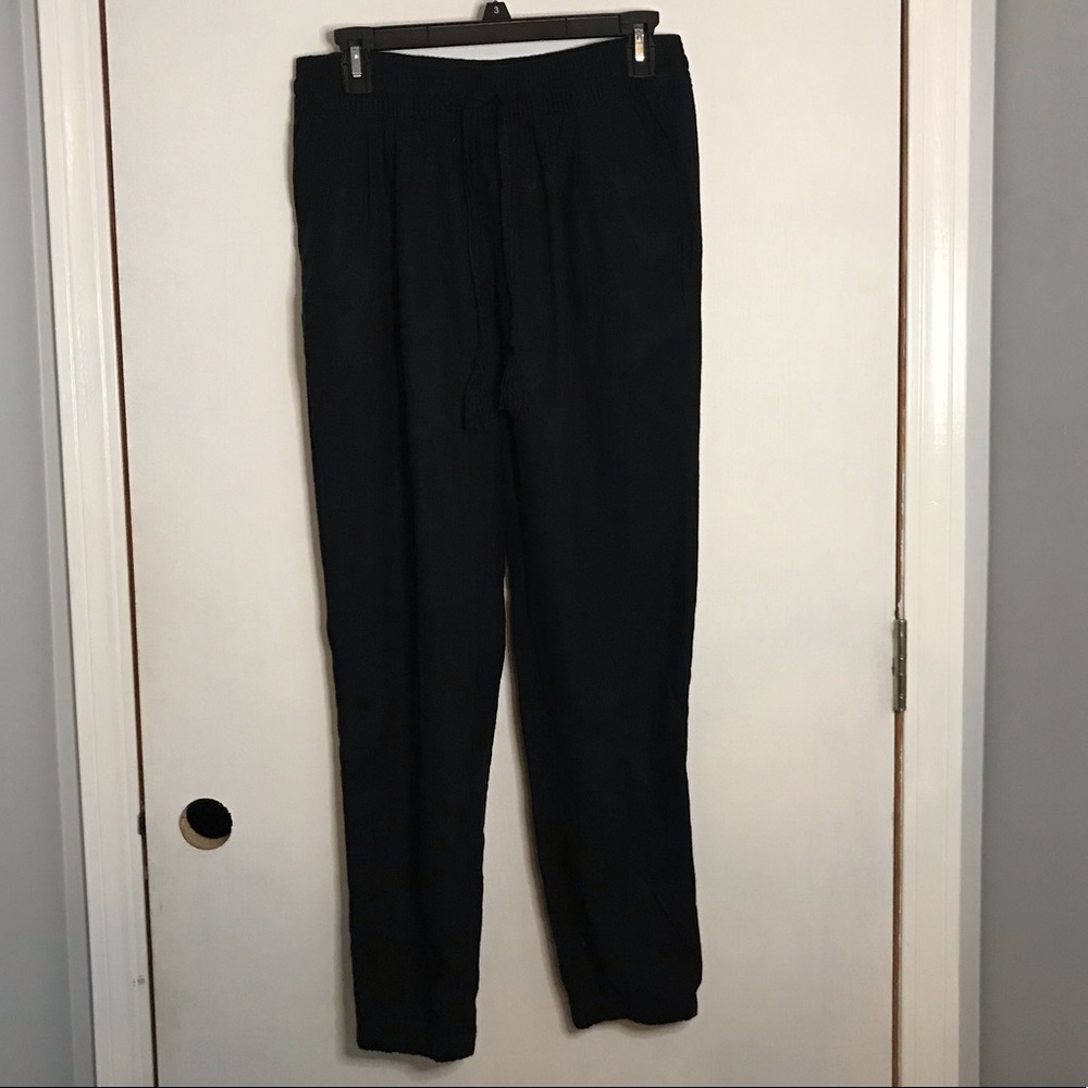 Linen jogger pants